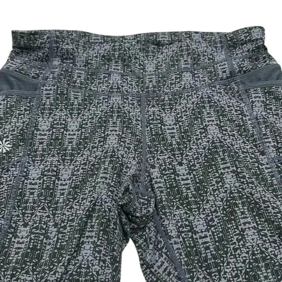 Athleta Womens Be Free Knickers Crop‎ Leggings Gray Size Small Activewear - Picture 5 of 7
